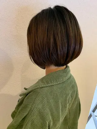 ショート 髪質改善ストレート/ 東徳嶺 みくのヘアスタイル