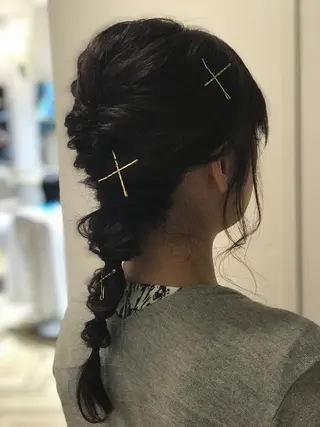 ヘアアレンジ 🎨美大卒美容師🎨 まっきーのヘアスタイル