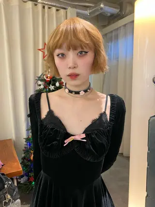 ミディアム カラー haco+所属・圧倒的デザイン力 店長🎨RENAのヘアスタイル