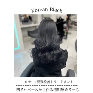 セミロング カラー ヘアアレンジ Ella所属・nana【艶髪】/ レイヤー/縮毛矯正のヘアスタイル