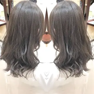 ロング カラー 島袋 ナオユキのヘアスタイル