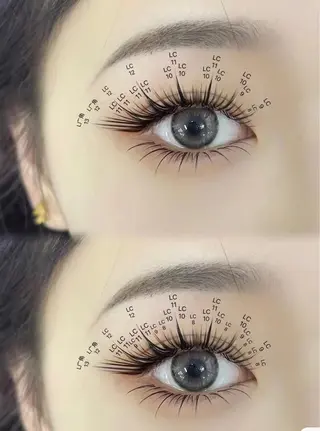 マツエク・マツパ EILIS&EYE SALONのマツエク・マツパデザイン