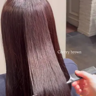 セミロング カラー tastydoor/ 宮﨑衣知花のヘアスタイル