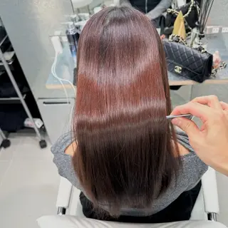 セミロング TRUNS所属・こうた/髪質改善 ストレート/ヘアケアのヘアスタイル