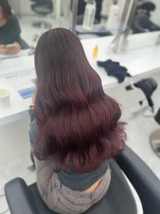 ロング カラー ヘアアレンジ 艶髪ハイトーン🫧 Kurehaのヘアスタイル