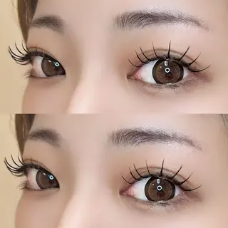 マツエク・マツパ ハルカ🎀グレージュ /マツエクꨄ︎のマツエク・マツパデザイン