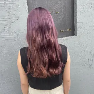 ロング カラー 馬場 瑞穂のヘアスタイル