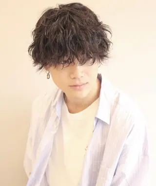 パーマ メンズ Elle✂︎ Riinaのヘアスタイル