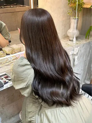 ロング ボブ/くびれボブ/ 髪質改善/Ru-kaのヘアスタイル