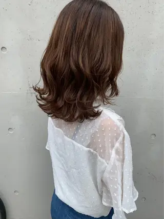 セミロング putri 副店長 岸本　拓真のヘアスタイル