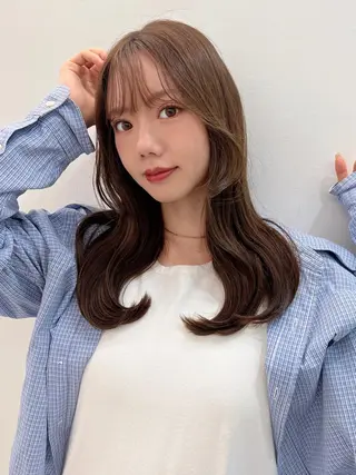ロング カラー 韓国ヘア☁️ mitsukiのヘアスタイル