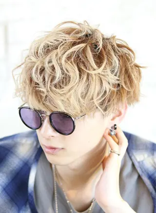 ミディアム メンズ ☆est hair☆ 新宿ナプラスタジオのヘアスタイル