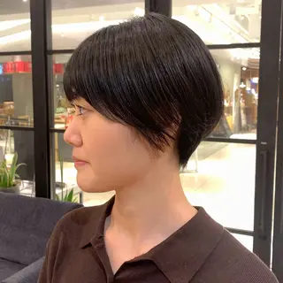 ショート 田中 優菜のヘアスタイル