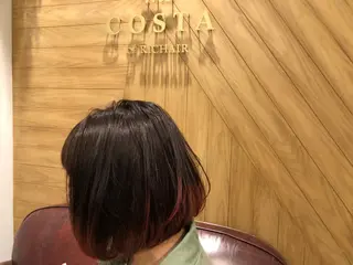 ショート カラー 鈴村 大介のヘアスタイル