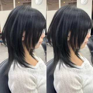 ミディアム D.I.E.V.A池袋東口 艶髪/美髪髪質改善＆トリートメント【ディーバ】所属・🖤이브(イブ)🖤 Tokyo/韓国ヘアのヘアスタイル