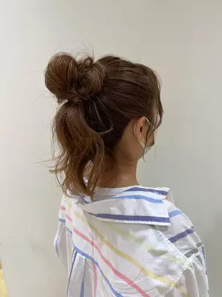 ロング ヘアアレンジ 天野 直美のヘアスタイル