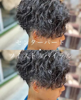 メンズ 仙台/メンズ/ フェザー/リョウのヘアスタイル