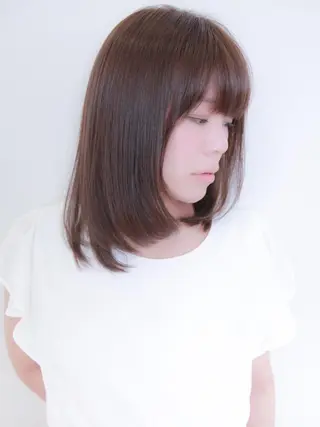 ミディアム 冨田 義智のヘアスタイル
