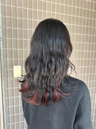 ロング カラー 清水 遥香のヘアスタイル