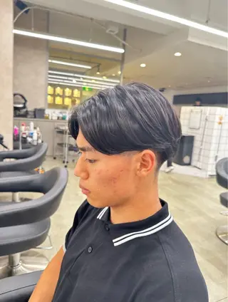 ショート パーマ 🟦ニュアンス/メン ズパーマ横浜🟦のヘアスタイル