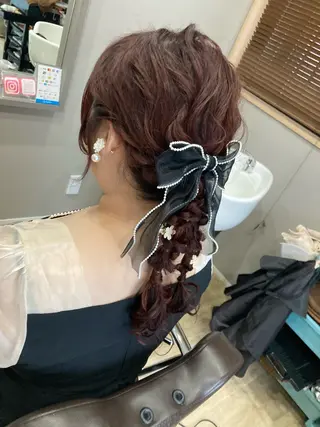 ヘアアレンジ Hair room Leaのヘアスタイル