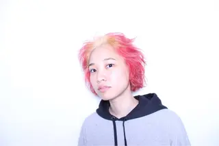 ミディアム カラー Lobec本山　吉村 勇樹のヘアスタイル