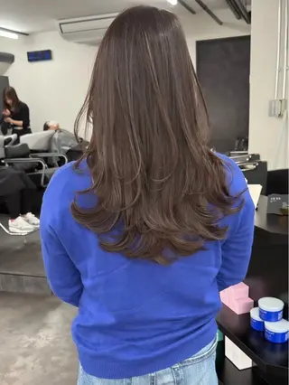 ロング カラー ヘアアレンジ TOA/天神 カラーモデル募集中のヘアスタイル