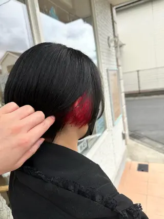 ショート カラー 🪼高評価🪼 💎柴崎の藤咲💎のヘアスタイル