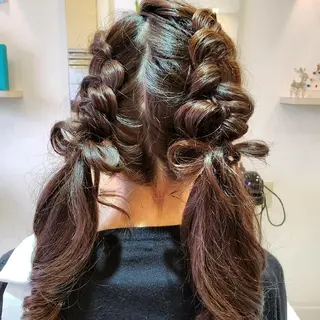 ヘアアレンジ 蓑輪 暁世のヘアスタイル