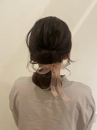 ヘアアレンジ ミツキ/ 透明感カラー/セットのヘアスタイル