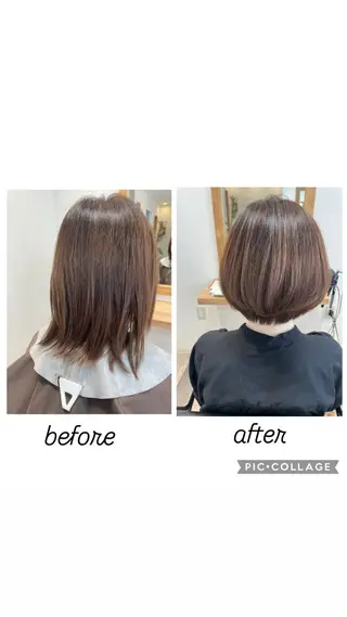 ショート Gift.hair&spa所属・森崎 歩のヘアスタイル