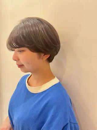 ショート カラー 門崎未依/レイヤー/ メンズカット🪿🌼のヘアスタイル