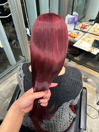 ロング カラー パーマ ヘアアレンジ 暖色💖ツヤ髪💖 masae🌼のヘアスタイル