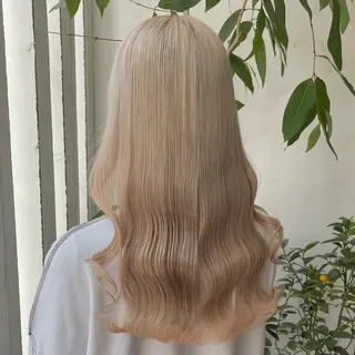 セミロング カラー 女性支持率No.1ハ イトーン特化神田真志のヘアスタイル