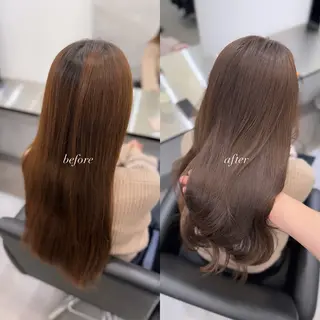 ロング 髪質改善× ブリーチなしyutoのヘアスタイル