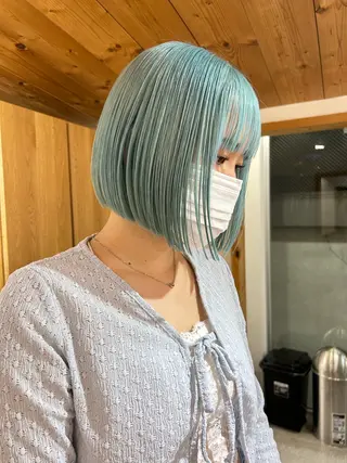 ミディアム カラー 🧸艶々韓国ヘア 🧁mizunaのヘアスタイル