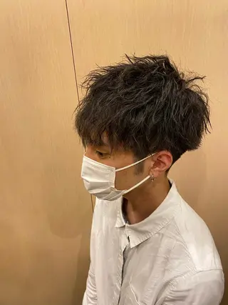 ミディアム 齋藤 大晟のヘアスタイル