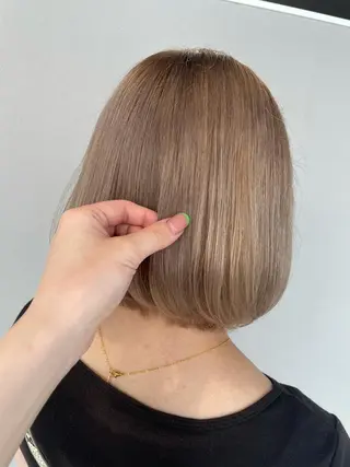 ショート カラー リルフェアリー 磐田店のヘアスタイル