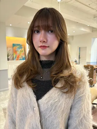 ミディアム SIKI yuuna レイヤーカット🪽のヘアスタイル