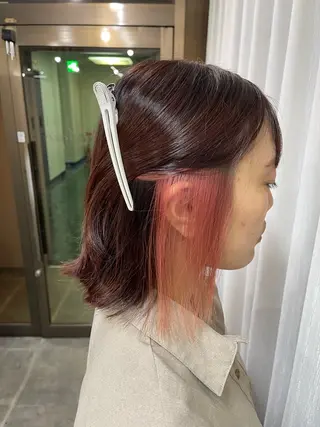 ショート カラー SOYON西大寺店所属・ダブルカラー/ 髪質改善💎安藤のヘアスタイル