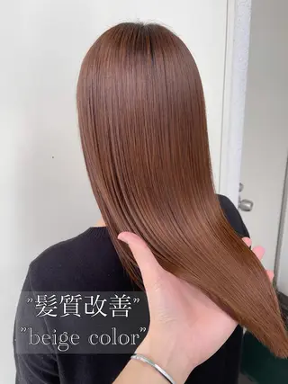 ロング カラー パーマ ヘアアレンジ Zina福岡天神店 艶髪/レイヤー/小顔のヘアスタイル