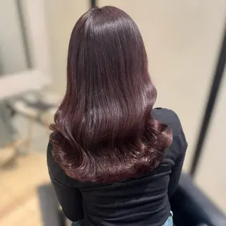 セミロング カラー kana ブリーチなしカラー✨のヘアスタイル