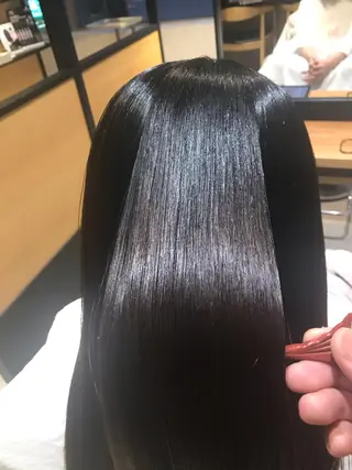 ロング Emerge渋谷店　［エマージュ］所属・美髪縮毛矯正No1 toshiのヘアスタイル