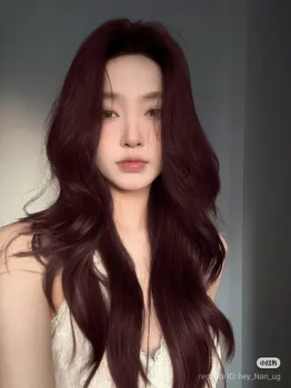 カラー ロング 🤍🥀韓流暖色レイ ヤー🥀🤍あやねのヘアスタイル