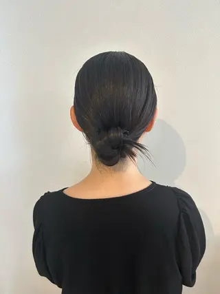 セミロング ヘアアレンジ ヒナリ/まつ毛パーマ 無料モデル募集中☆彡のヘアスタイル