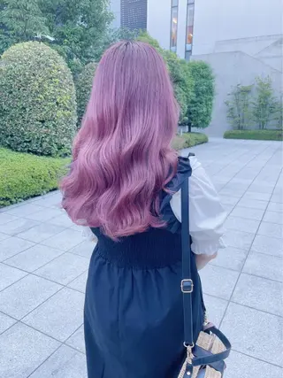 セミロング カラー ヘアアレンジ 🇰🇷韓国ヘア TAKUMI🐯💎のヘアスタイル