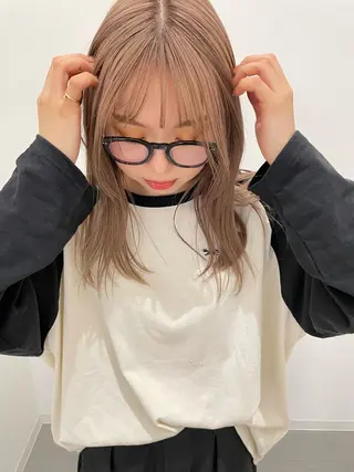 ミディアム カラー i.+sapporo所属・ショート/レイヤー /札幌/小山内のヘアスタイル