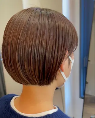 ショート カラー ボブ/髪質改善/ soiナカジママドリのヘアスタイル