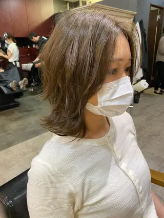 ミディアム パーマ指名1位✨ 針尾　完のヘアスタイル