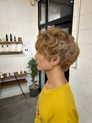 メンズ ピンとしない縮毛矯正 メンズスタイル小山光のヘアスタイル